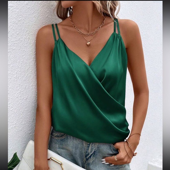Laughter - Satin Cami Tank Top main image 0